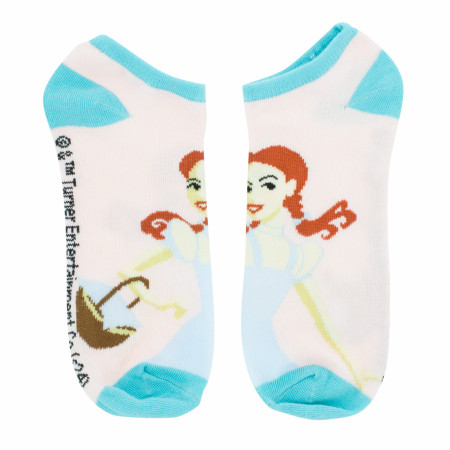 Wizard of Oz Characters Women's Ankle Socks 6-Pair Pack